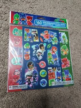 New American Greetings 160 PJ Masks Stickers 12 Sheets